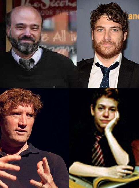 Scott Adsit, Adam Pally, Brian Stack, and Becky Drysdale